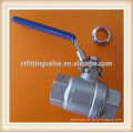 3/8 inch ss304/316 2PC ball valves female*female made in hebei China factory